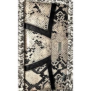 Miche Classic Shell Stella Brown Black Snakeskin Faux Leather Magnetic Cover